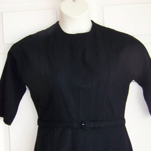 vintage forever young by puritan black midi dress - Picture 5 of 8